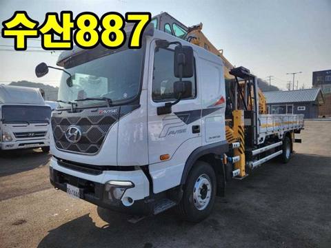 현대 5톤 카고크레인 2021년식 사진 1